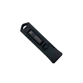4.5" Dagger Blade OTF Knife w/ Belt Clip (Color: Carbon Fiber Handle)