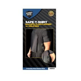 Safe-T-Shirt (Ballistic Plate Carrier w/Holster) (size: 2x-large)